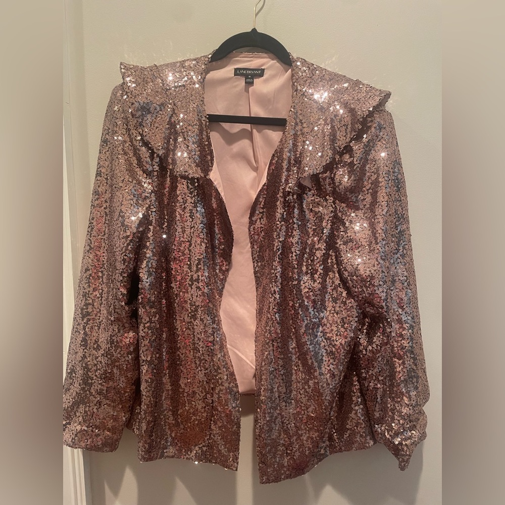 Limelight Rose Gold Sequin Jacket